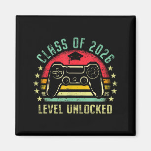 Klass 2026 nivå upplåst video gamer senior magnet