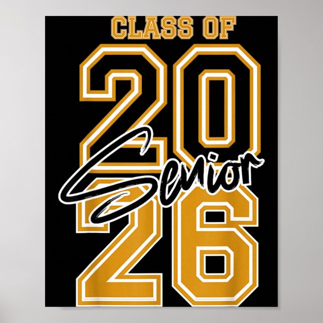 Klass 2026 senior - 2026 examen  poster (Framsidan)