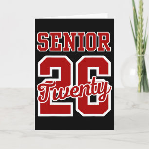 Klass 2026 Senior 2026 Senior Tjugosex Examen Kort