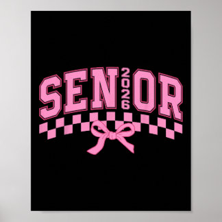 Klass 2026 Senior 2026 Tillbaka till skolan Examen Poster