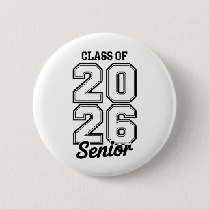 Klass 2026 Senior 26 Examen Utbildad Knapp