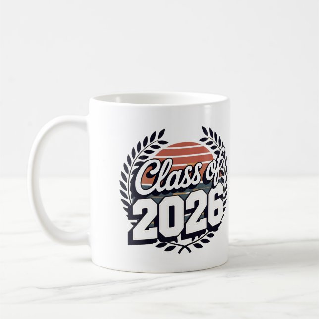 Klass 2026 Senior Åter till Skolan Kaffemugg (Vänster)