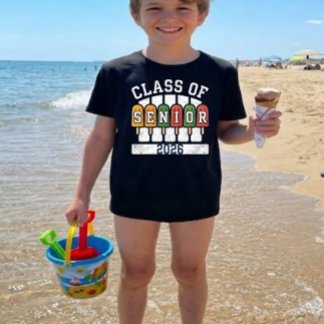 Klass 2026 Senior Examen Sommar Popsicle T Shirt