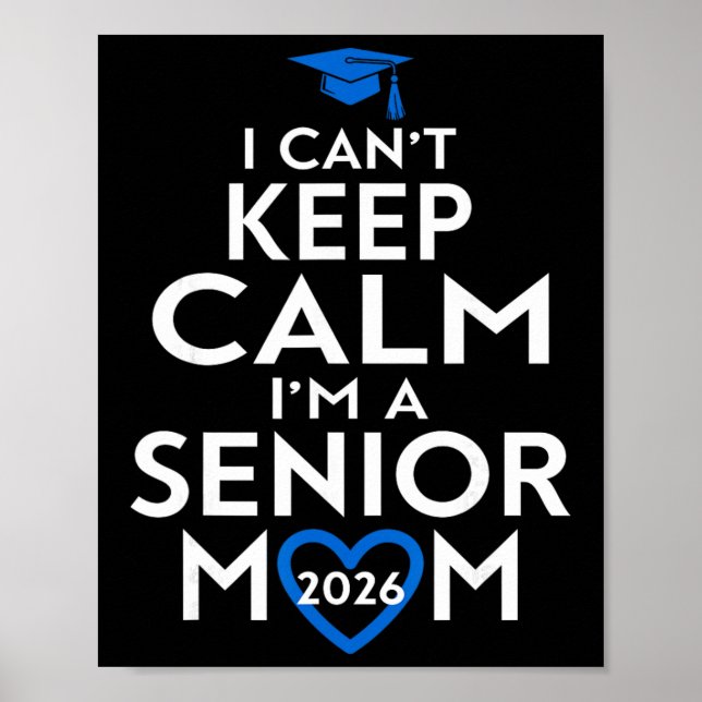 Klass 2026 Senior mamma rolig examen  Poster (Framsidan)