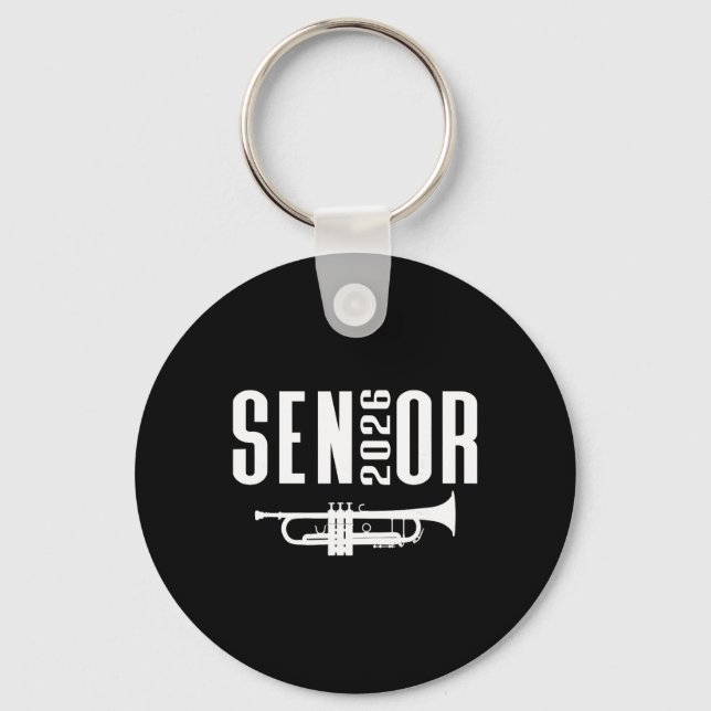 Klass 2026 Senior Trumpet Instrument Nd Orkester  Nyckelring (Framsida)