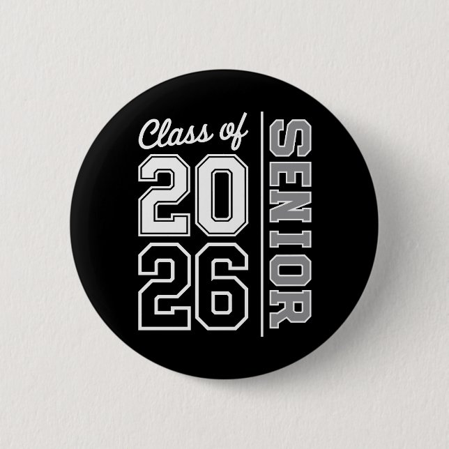 Klass 2026 Seniorutexamen 26 Utexaminerad Knapp (Framsida)