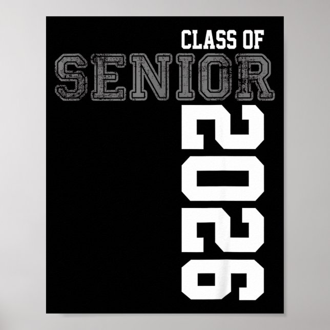 Klass 2026 slutår 26 examen  poster (Framsidan)