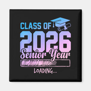 Klass 2026 slutår lastar rolig senior 202 magnet
