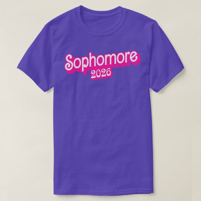 Klass 2026 Sophomore Gifts Funny Sophomore 2026 T Shirt (Design framsida)