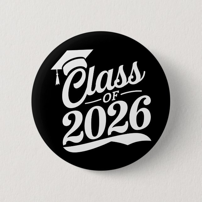 Klass 2026 Stolt Examens Student Examen Knapp (Framsida)