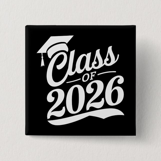 Klass 2026 Stolt Examens Student Examen Knapp (Framsida)