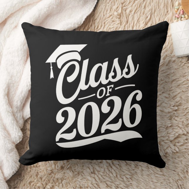 Klass 2026 Stolt Examens Student Examen Kudde (Filt)