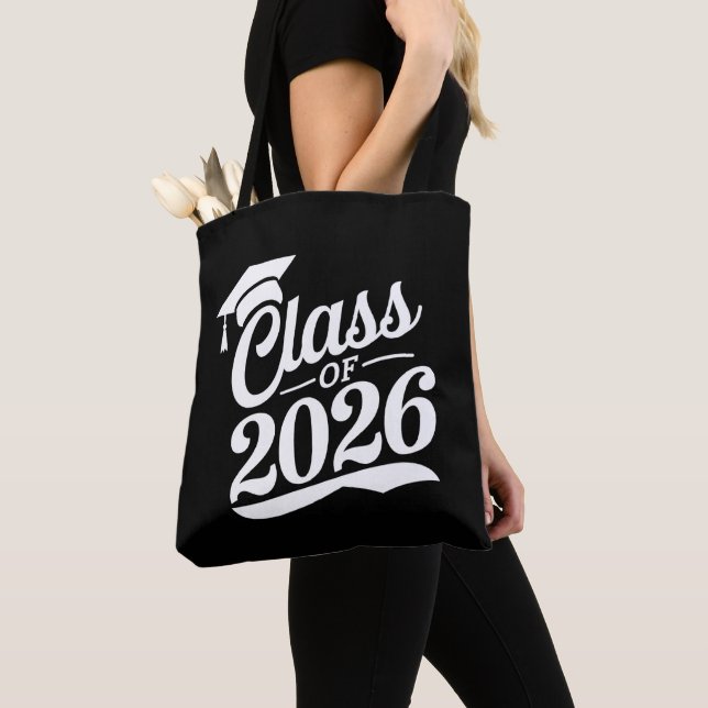 Klass 2026 Stolt Examens Student Examen Tygkasse (Närbild)
