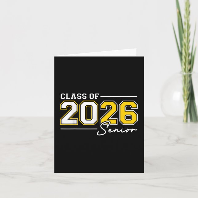 Klass 2026 Studenten 2026 Se Kort (Framsida)
