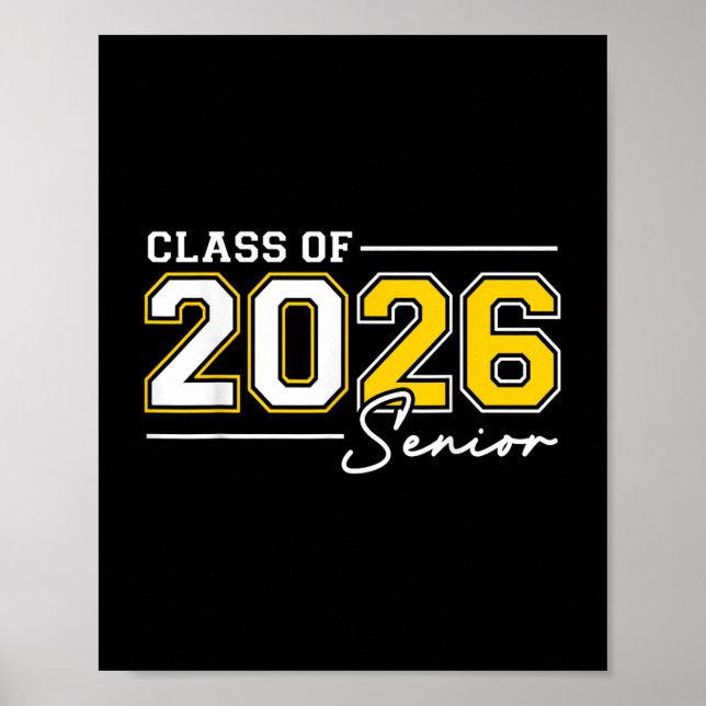 Klass 2026 Studenten 2026 Se Poster (Framsidan)