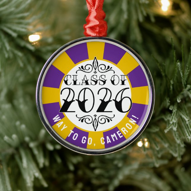 Klass 2026 Studenten Julgransprydnad Metall (Träd)