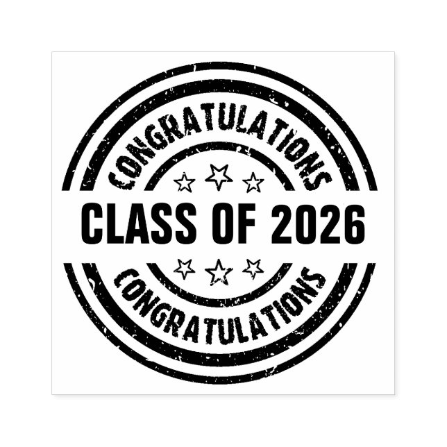 Klass 2026 Studenten Stämpel (Tryck)