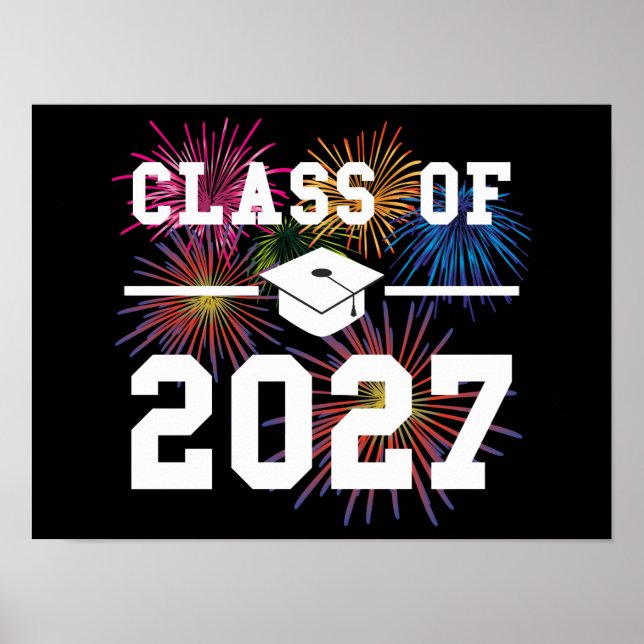 Klass 2027 Avslutningsår Poster (Framsidan)