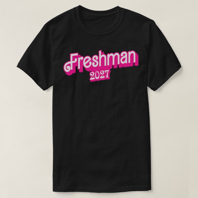 Klass 2027 Freshman Gifts Funny Freshman 2027 T Shirt (Design framsida)