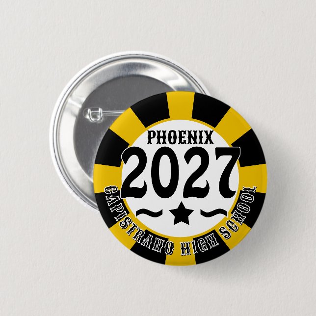 Klass 2027:s examen knapp (Framsida & baksida)