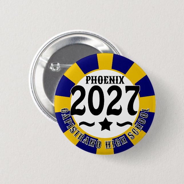Klass 2027:s examen knapp (Framsida & baksida)