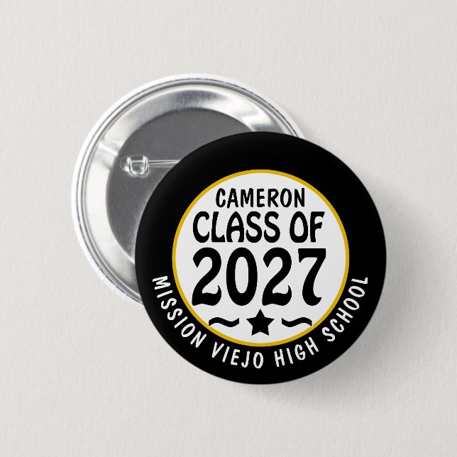 Klass 2027:s examen knapp (Framsida & baksida)