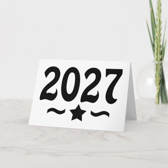 Klass 2027:s examen kort (Framsida)