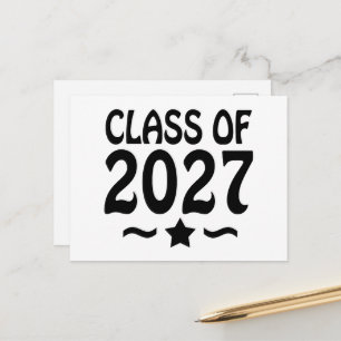 Klass 2027:s examen vykort