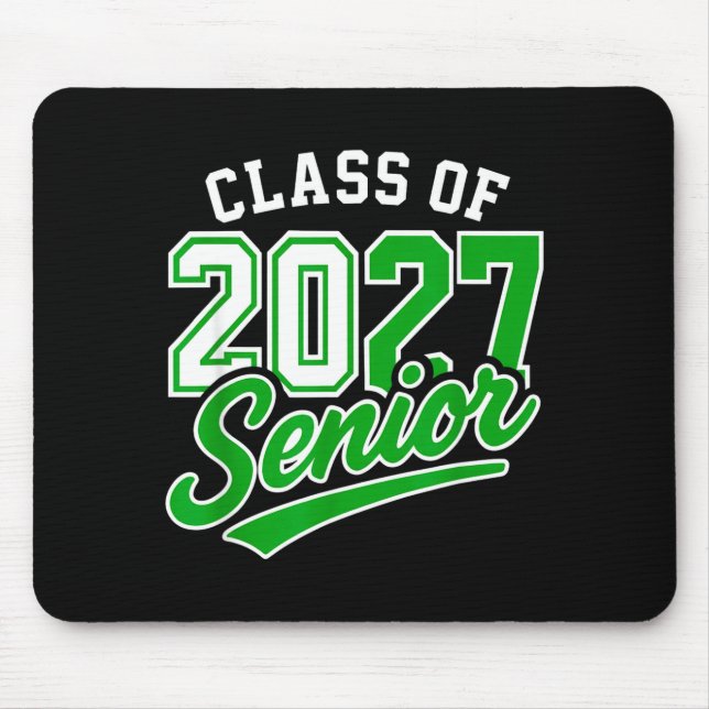Klass 2027 senior 2027 tillbaka till skolan musmatta (Framsidan)