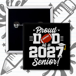 Klass 2027 Senior Studentexamen Fotboll Stolt Papp Knapp