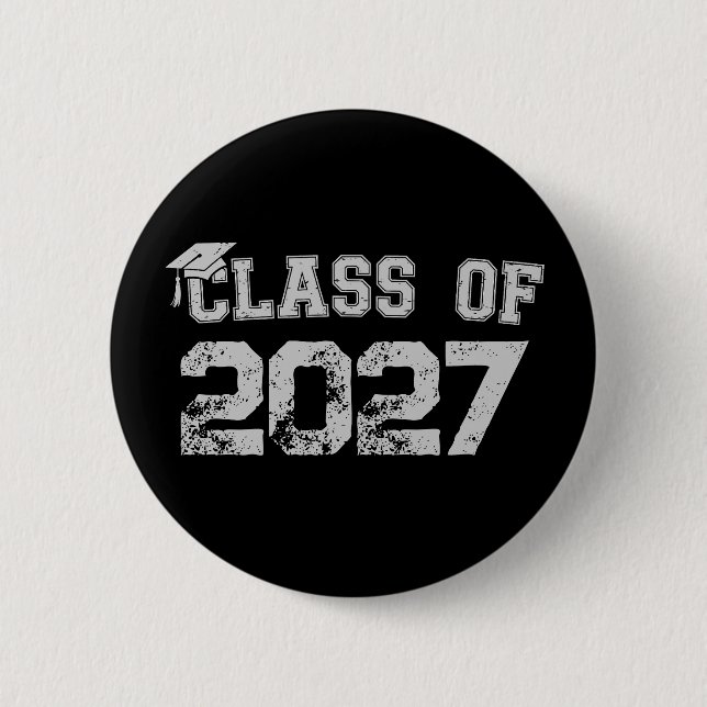 Klass 2027 Seniorutexamen 2026 Utexaminerad Knapp (Framsida)