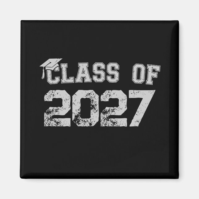 Klass 2027 Seniorutexamen 2026 Utexaminerad Magnet (Framsidan)