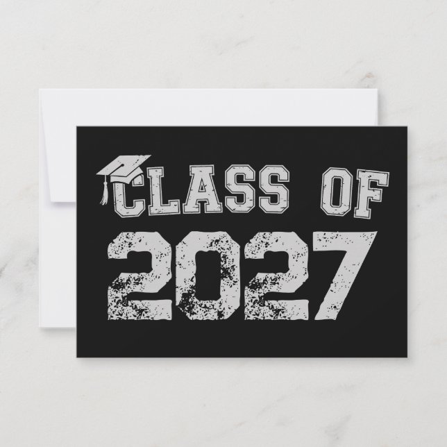 Klass 2027 Seniorutexamen 2026 Utexaminerad Meddelande (Framsida)