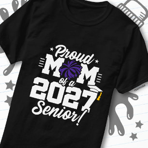 Klass 2027 Studentexamen Cheers Stolt mamma T Shirt