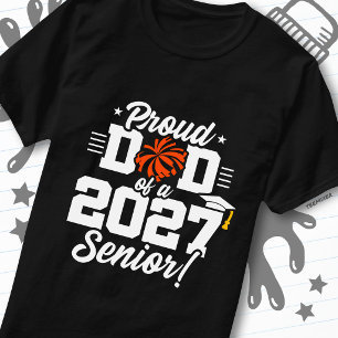 Klass 2027 Studentexamen Kamratrop Välkommen Pappa T Shirt
