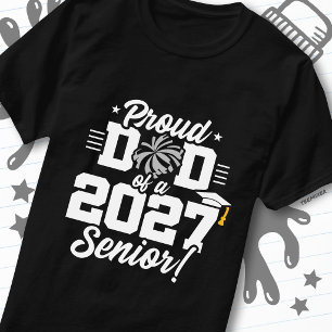 Klass 2027 Studentexamen Rop Stolt Pappa T Shirt