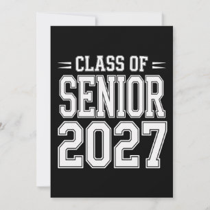Klass 2027 Studentexamen Stolt Examinerad Inbjudningar