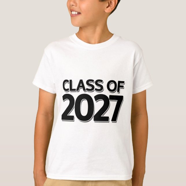 Klass 2027 t shirt (Framsida)