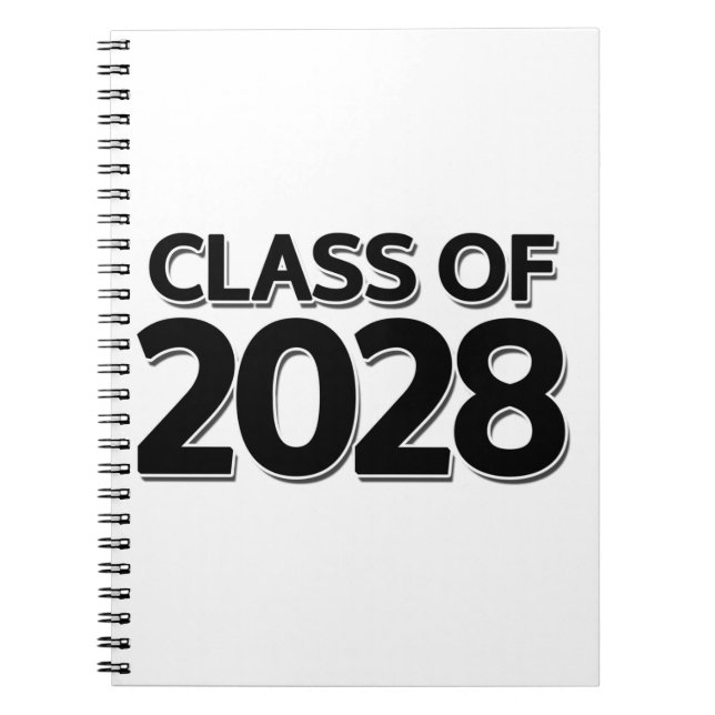 Klass 2028 anteckningsbok (Framsidan)