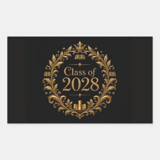 Klass 2028 rektangulärt klistermärke