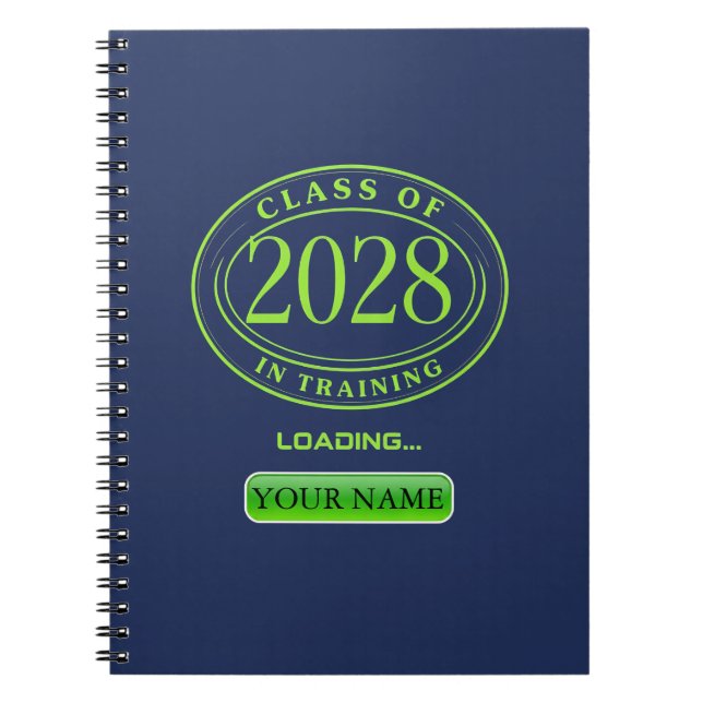 Klass 2028 under utbildning anteckningsbok (Framsidan)