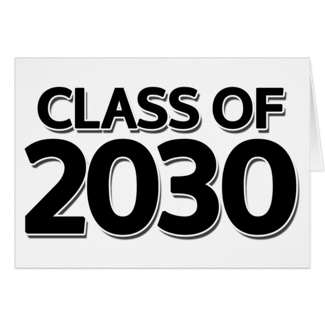 Klass 2030 hälsningskort (Framsidan Horizontal)
