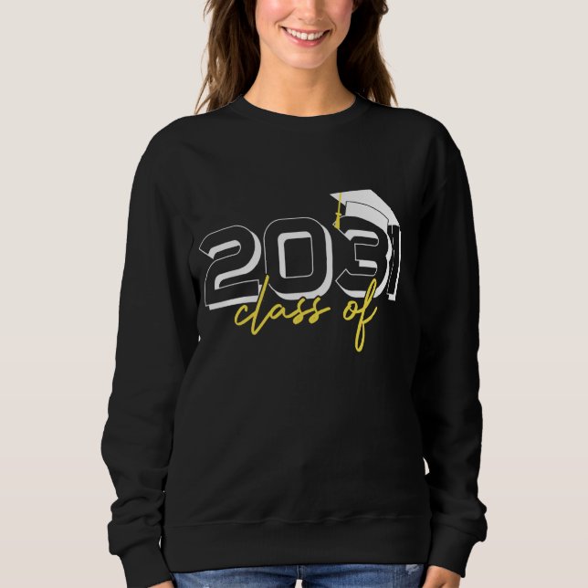 Klass 2031 Framtida Studenten Back to school T Shirt (Framsida)
