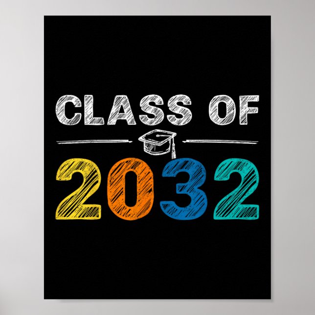 Klass 2032: Förskolegymnasiets första dag Poster (Framsidan)