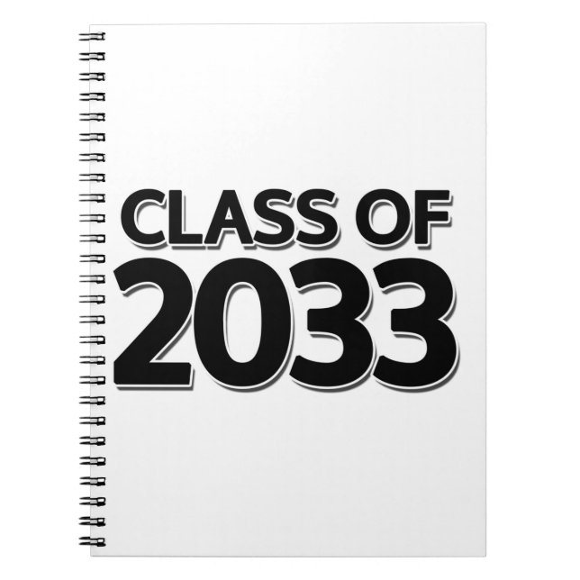 Klass 2033 anteckningsbok (Framsidan)