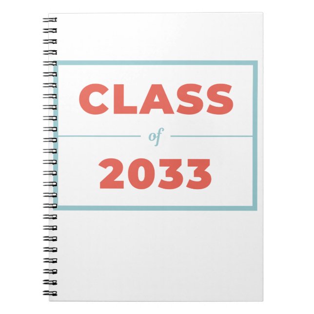 Klass 2033 anteckningsbok (Framsidan)
