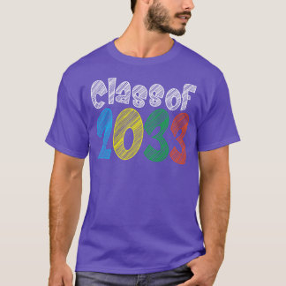 Klass 2033 Kindergarten Studenten-gåvor T Shirt