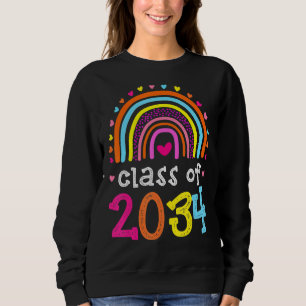 Klass 2034: Regnbågsliknande Rosa Student Preschoo T Shirt