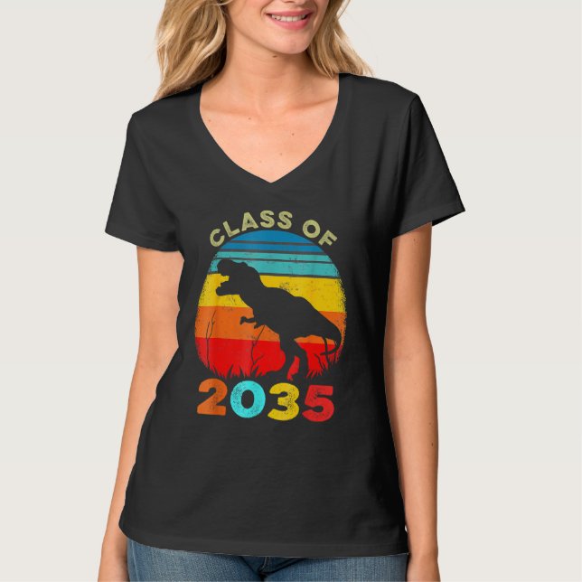 Klass 2035 Förskola Examen Förskola Examen  T Shirt (Framsida)