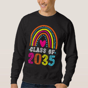 Klass 2035 Förskola Väx Med Mig Elev Sc Lång Ärmad Tröja